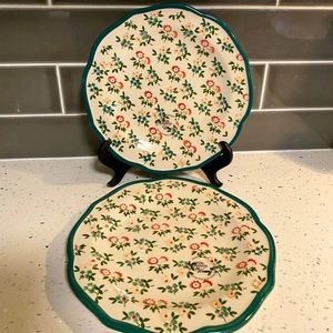 The Pioneer Woman floral salad plates, set of two (2) - Brand New with sticker!